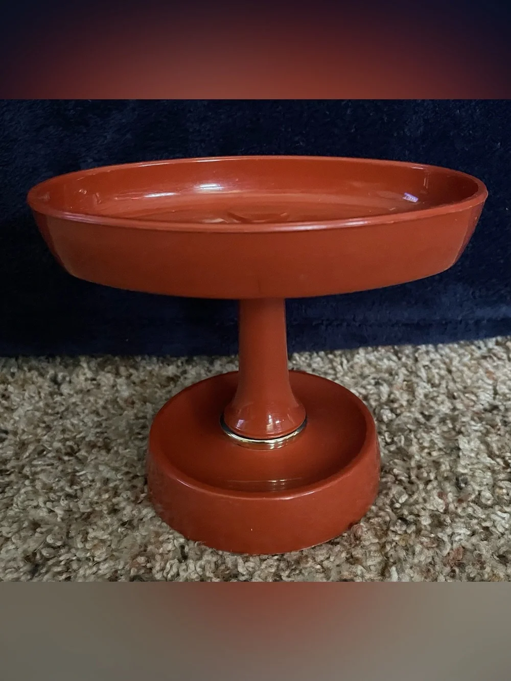 Vintage Mid Century Modern Londonware Melamine Bathroom Accessory Vanity Set